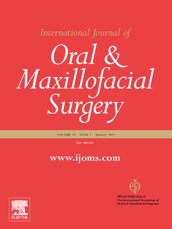Go to journal home page - International Journal of Oral and Maxillofacial Surgery